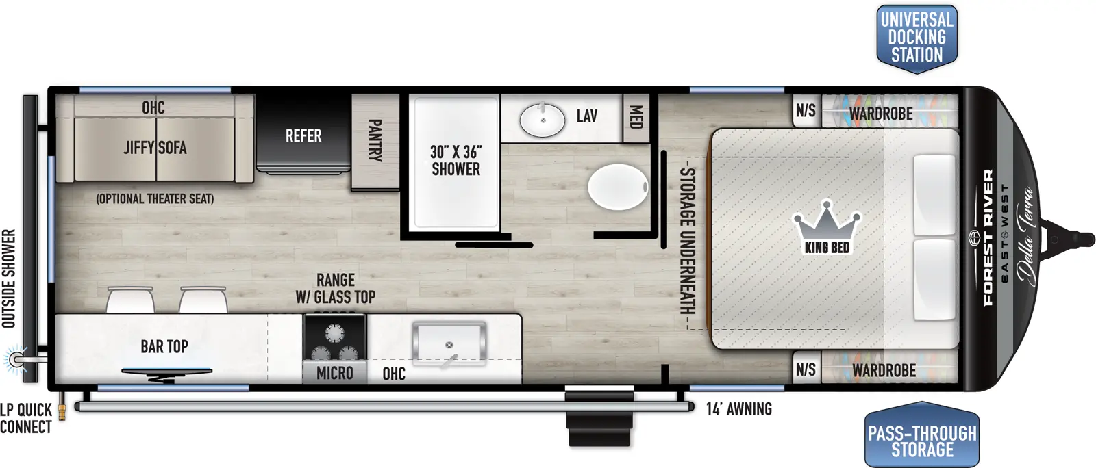 Della Terra 200RD Floorplan